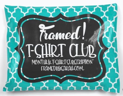 Framed! Monthly T-shirt Club Subscription
