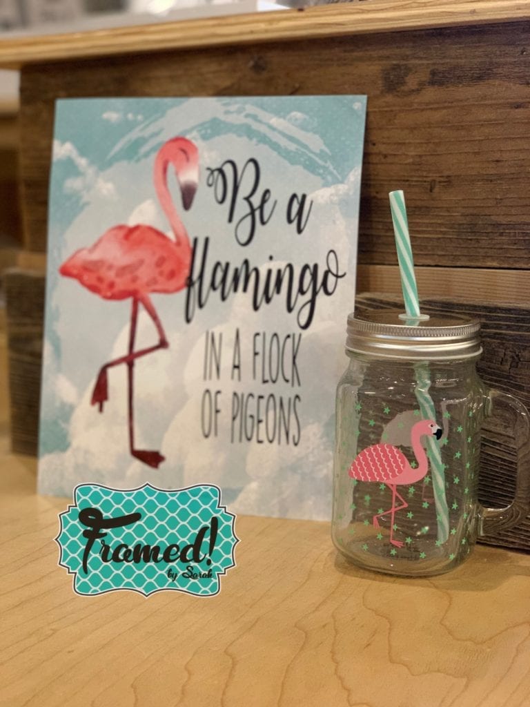 Kids Subscription Box Flamingo-Framed! by Sarah