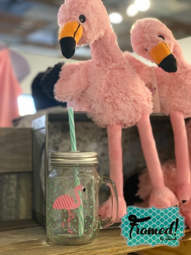Flamingo Cup-Framed! by Sarah
