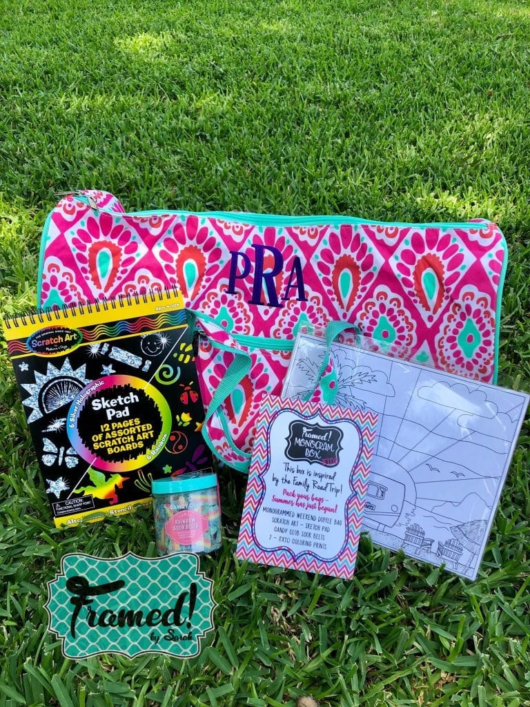 Summer Kids Monogram Box