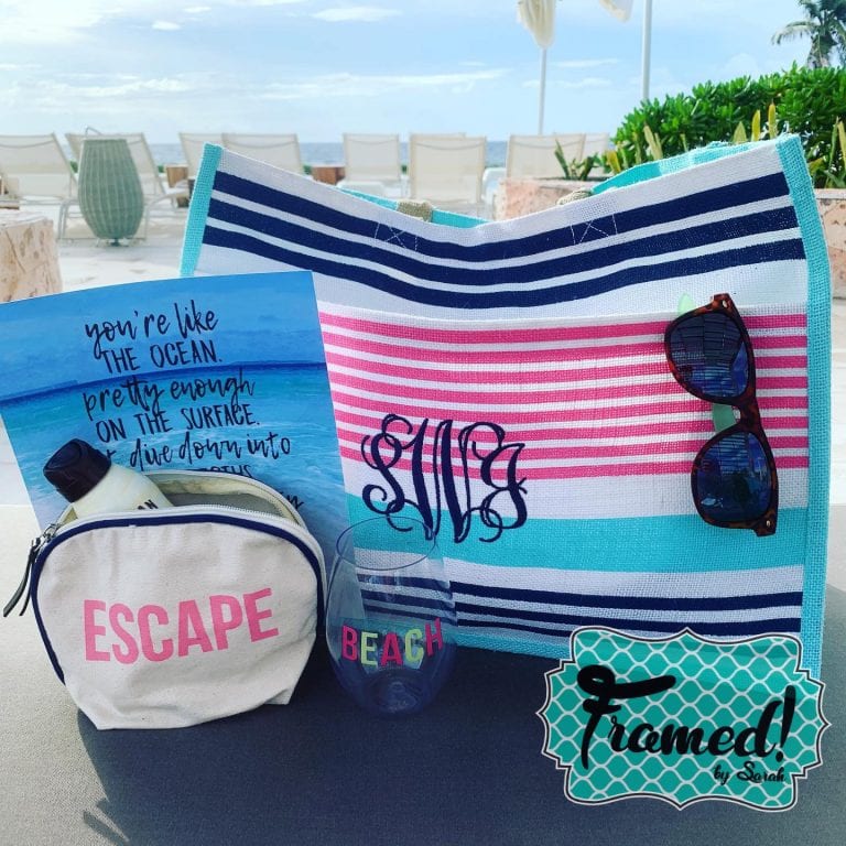 Life's a Beach Monogram Box