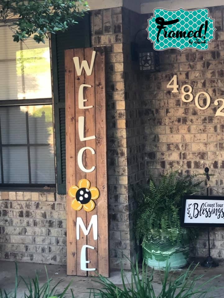 Spring DIY Welcome Sign