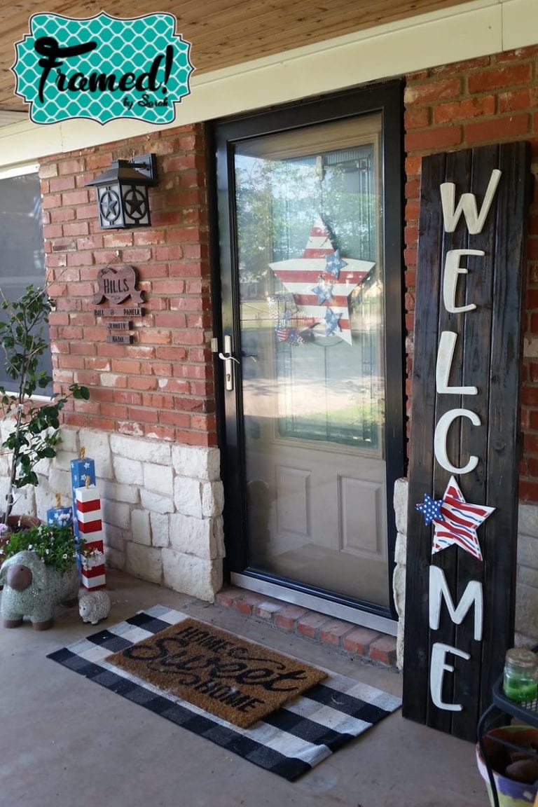 Patriotic DIY Porch Decor