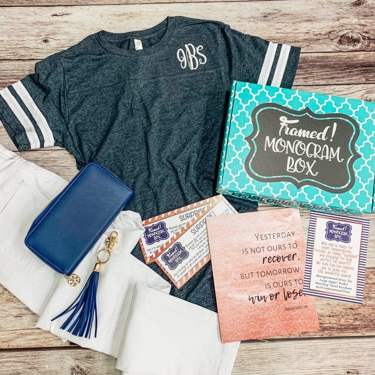 October Monogram Box