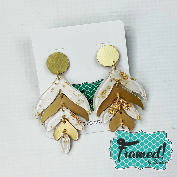 Gold Leaf Earrings