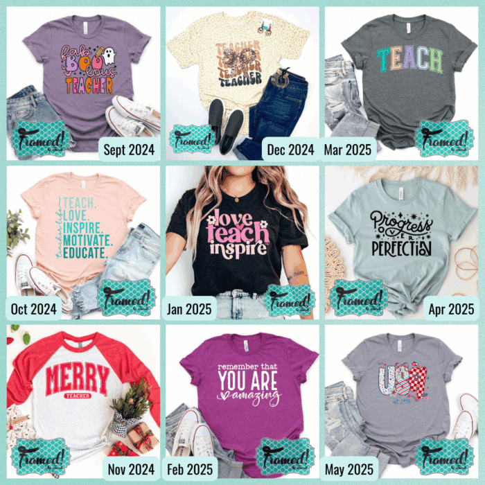 Tees 4 Teachers & More Monthly Subscription