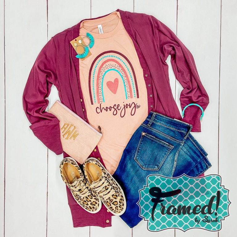 Choose Joy T-Shirt Outfit