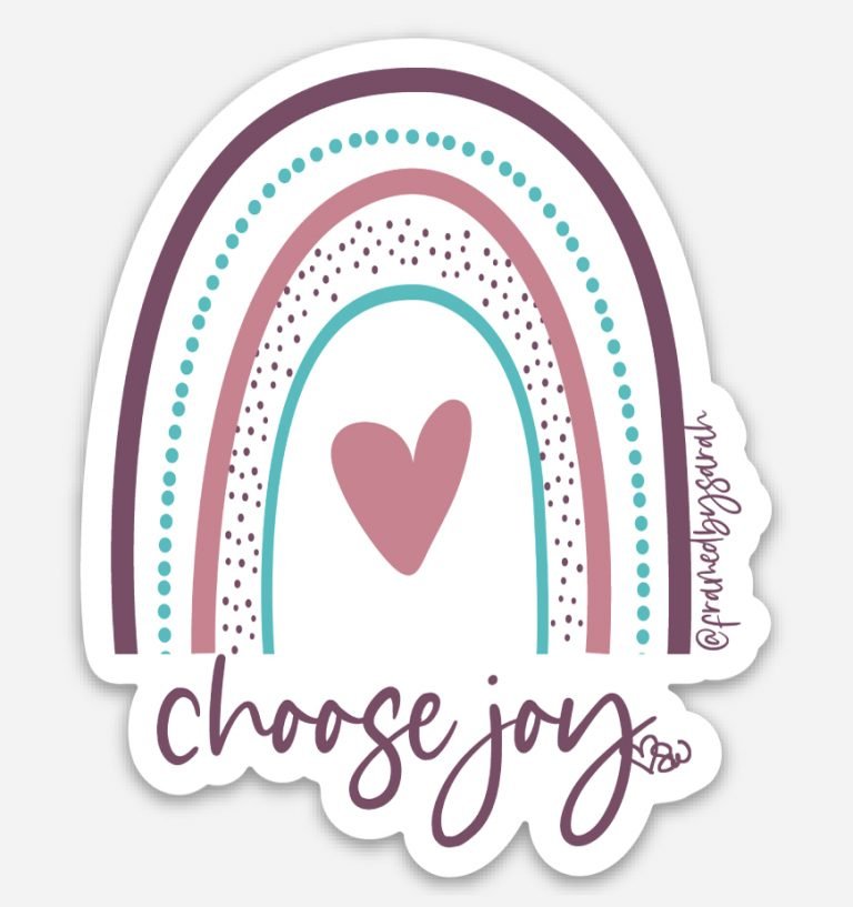 Choose Joy Sticker Gifts for Teenage Girls