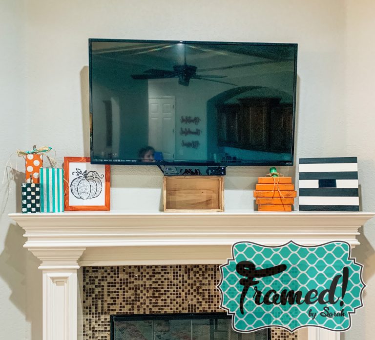 Decorate A Mantel with a TV