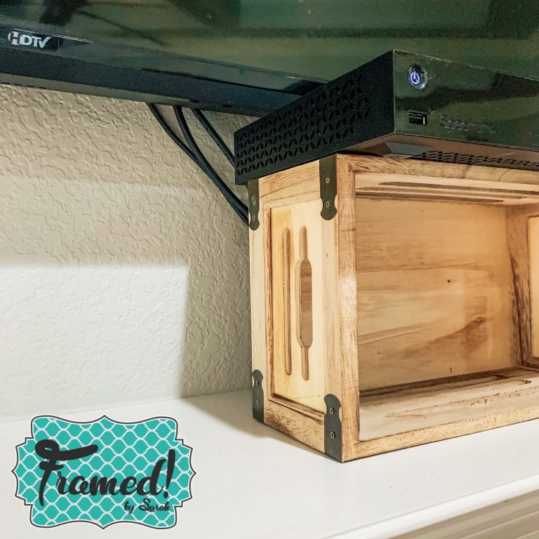 Decorate A Mantel with a TV hiding cords