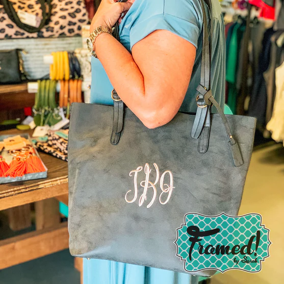 Charcoal Oversized Everyday Tote