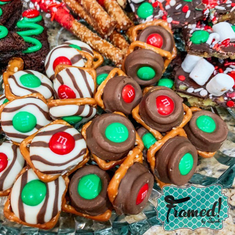 Rollo Pretzel Easy Christmas Snack Tray