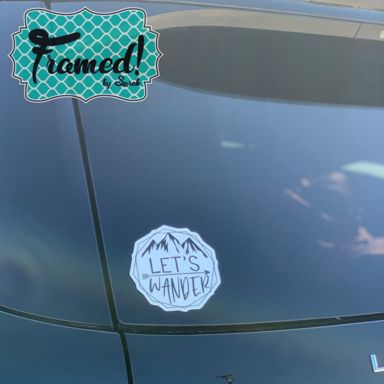 Car Decal Update Your Ride - March Monogram Box 2021