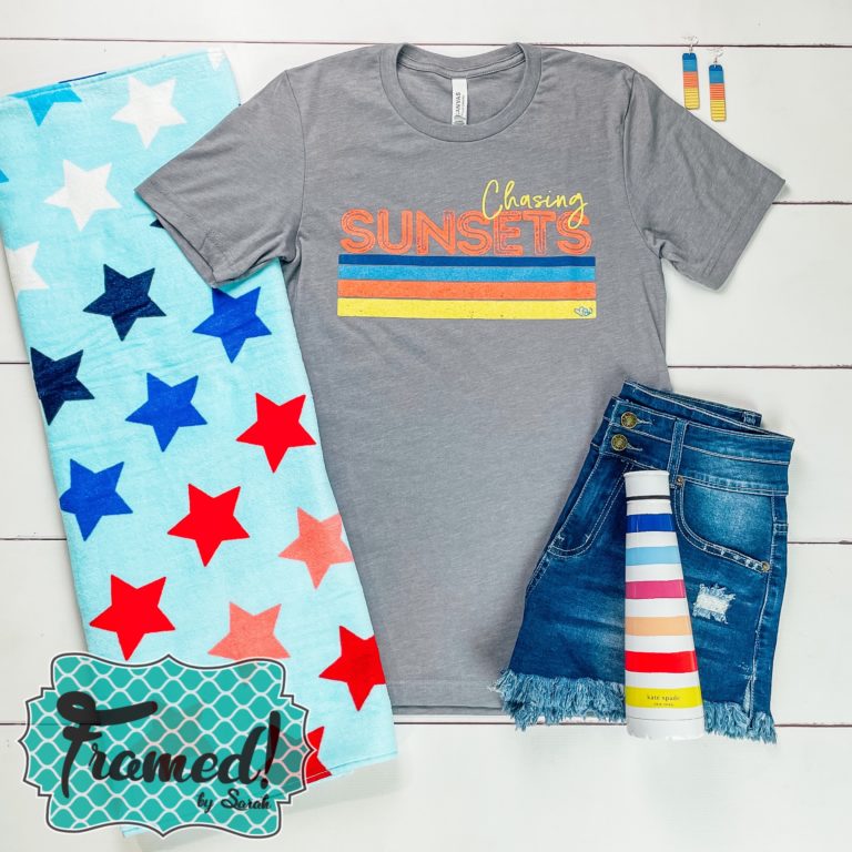 Chasing Sunsets Tee Outfit Ideas