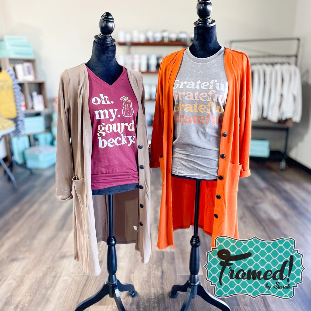 Colbie Cardigan - Pumpkin & Tan
