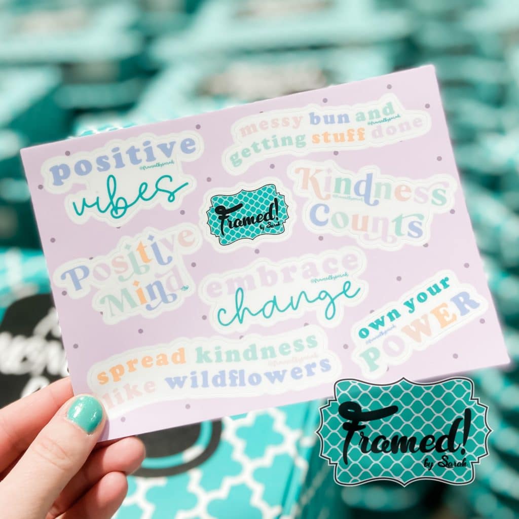 Positive Vibes Sticker Sheet
