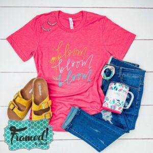 Read more about the article Colorful Blooms • April T-Shirt Club Tee