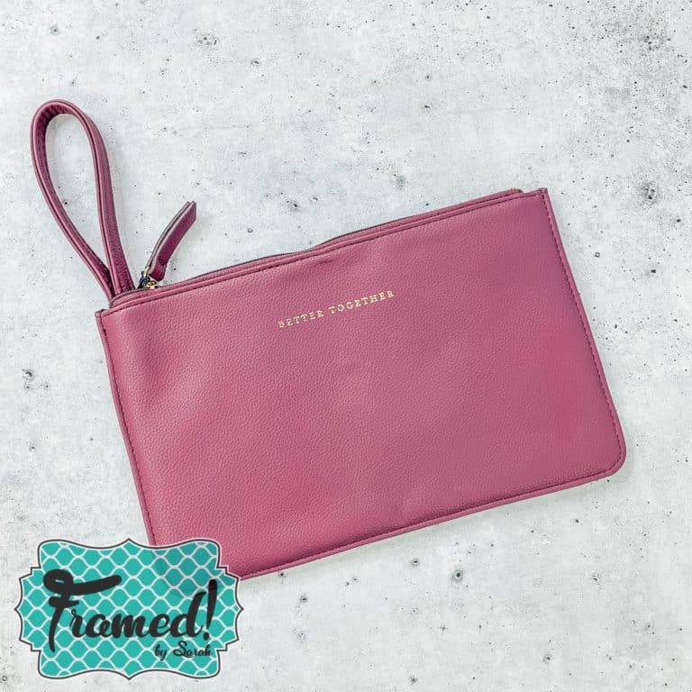 Plum Colored Wristlet