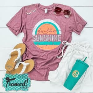 Read more about the article Be the Sunshine • July T-Shirt Club Tee