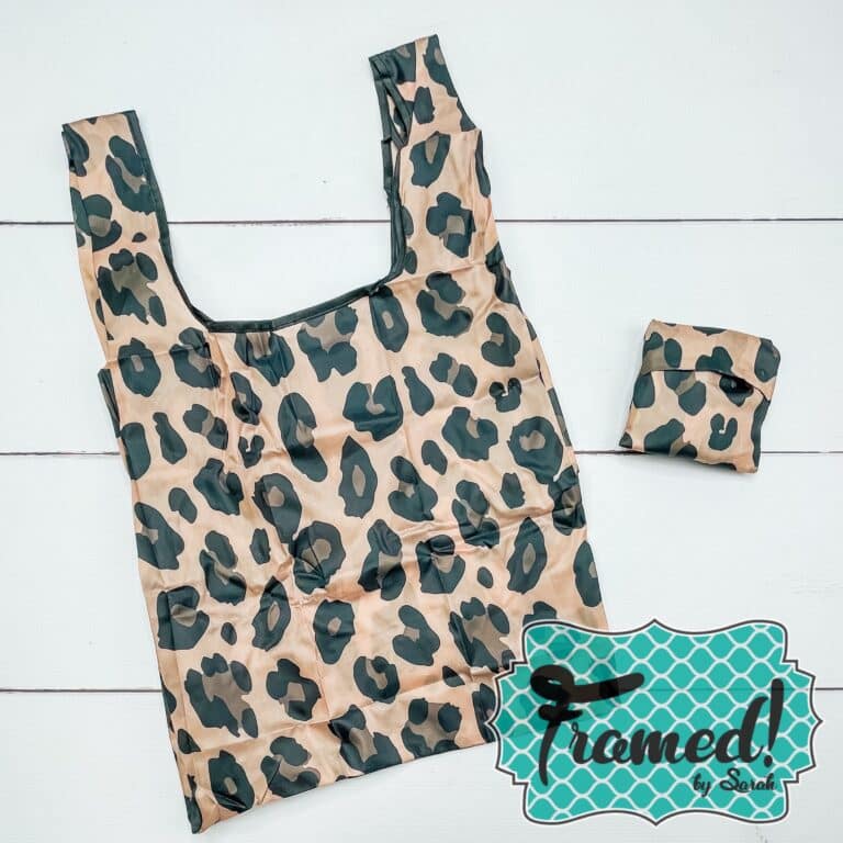 Leopard Pocket Shopper Tote
