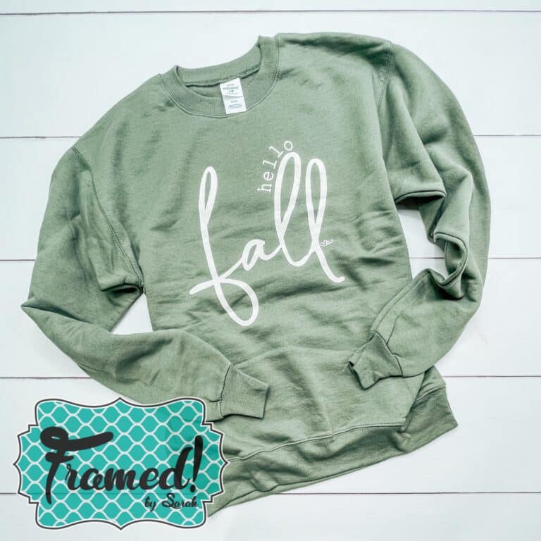 Olive Green Hello Fall Shirt