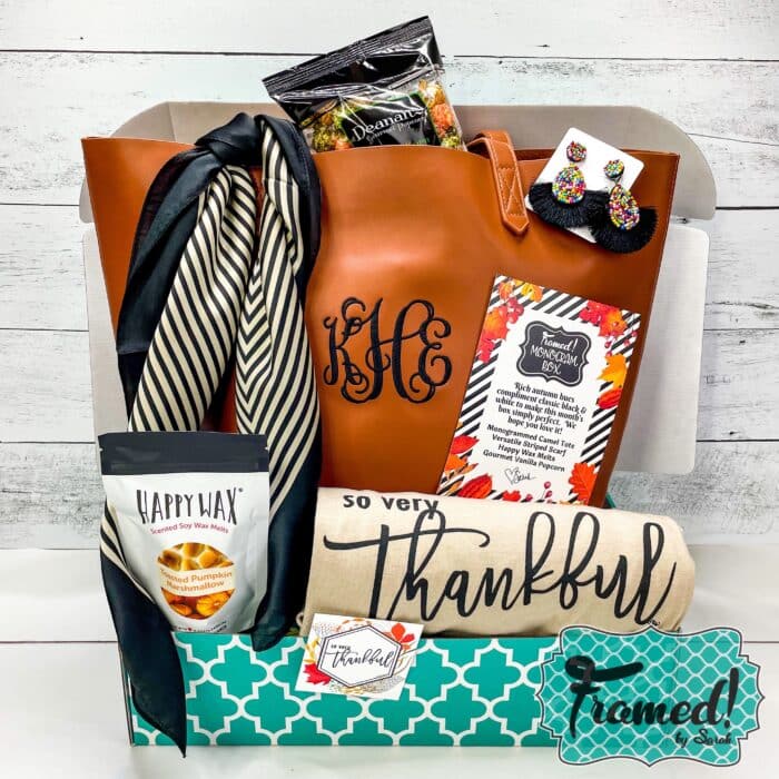 Framed! by Sarah Monthly Subscription Box, Monogrammed Gifts & More
