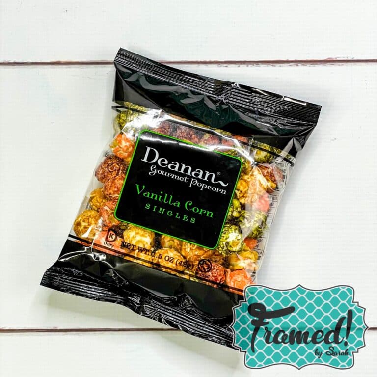 single pack of vanilla popcorn October 2022 Monogram Box_Subscription Box Opening
