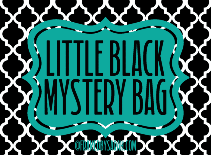 Framed! Little Black Mystery Bag