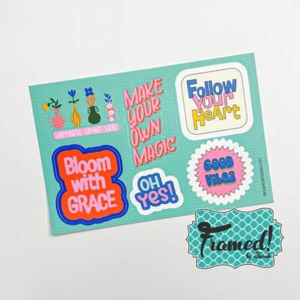 Retro Vibes Sticker Sheet