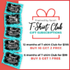 Framed! T-Shirt Club GIFT Subscription
