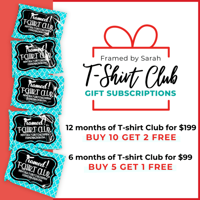 Framed! T-Shirt Club GIFT Subscription