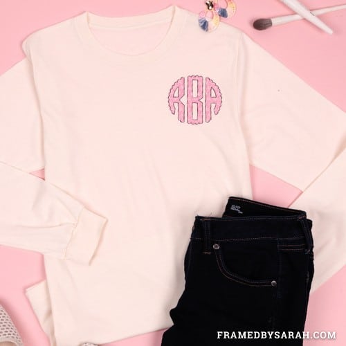 Long-Sleeved Monogram Tee_February 1016 Monogram Box Reveal