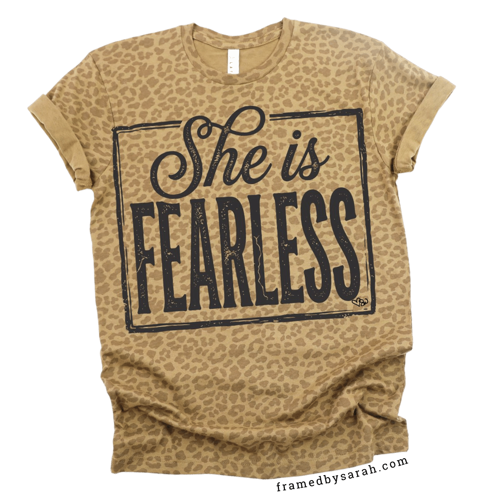 2026 Bonus_She is Fearless Tee_framedbysarah.com