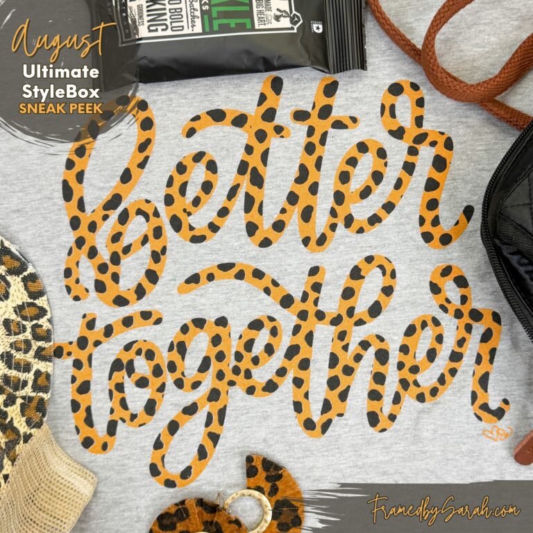 August 2026 StyleBox Sneak Peek - WITH Tee Design