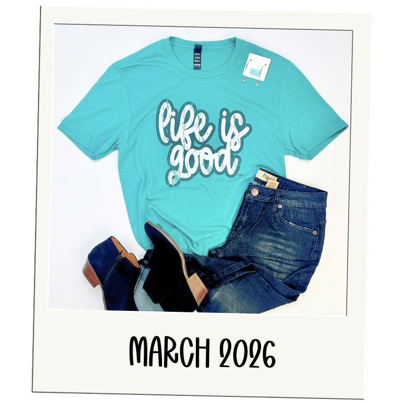 March 2026 T-Shirt in Polaroids_t-shirt club sales page
