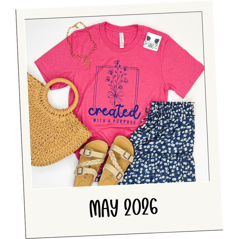 May T-Shirt in Polaroids_t-shirt club sales page