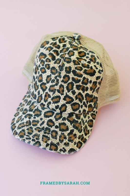 Leopard Print Trucker Hat