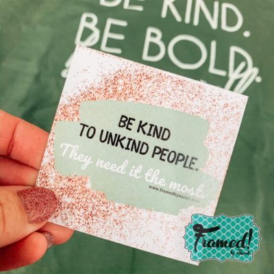Be Kind Be Bold Be Yourself