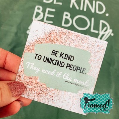 Be Kind Be Bold Be Yourself