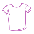 Purple drawn tshirt graphic Purple drawn t-shirt graphic
